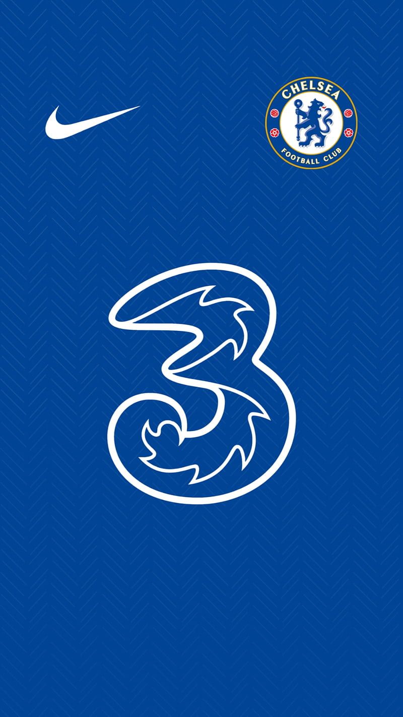 Chelsea FC, Trikot, Nike, Three, Blau, HD, Handy-Hintergrund im Hochformat