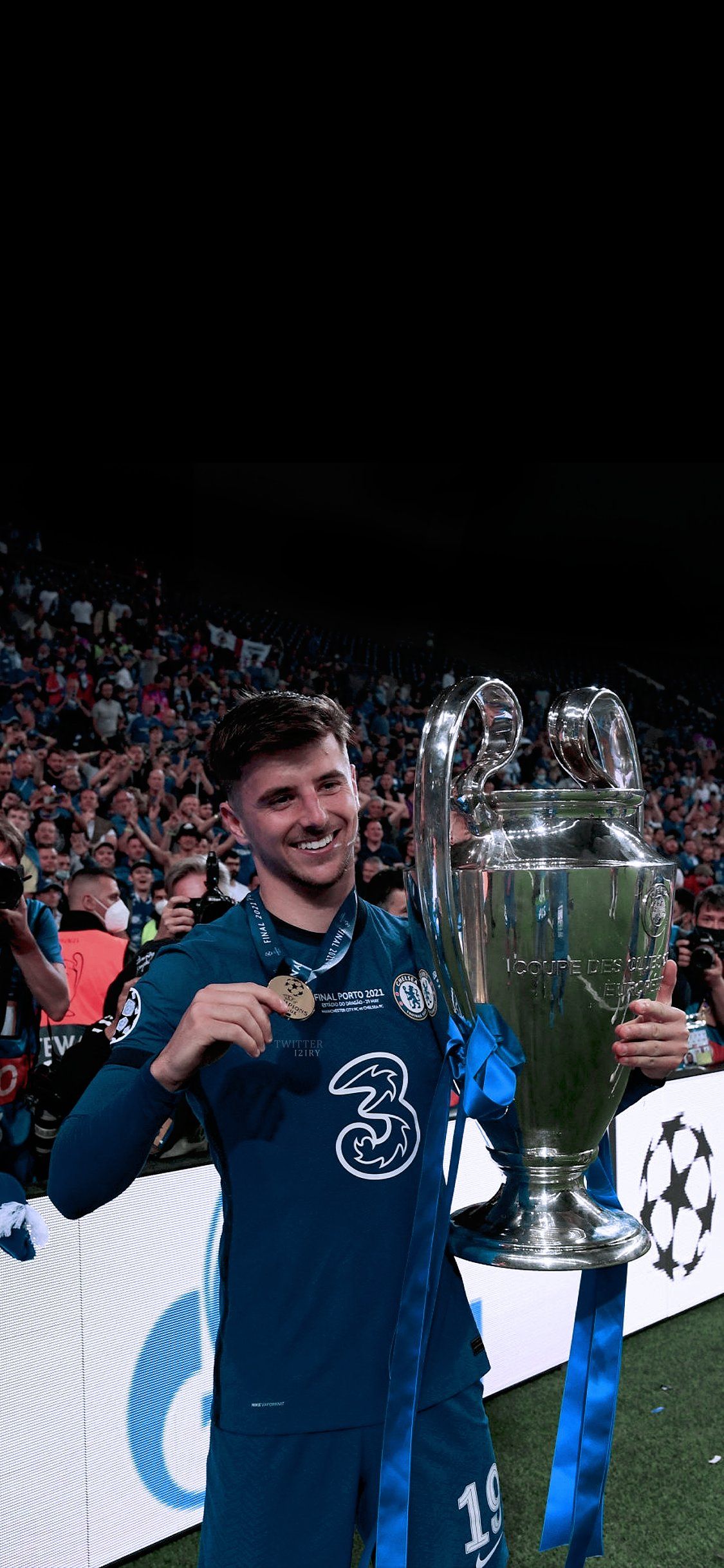 Chelsea FC, UEFA Champions League, Pokal, Fußballspieler, Jubel, Sperrbildschirm fürs iPhone