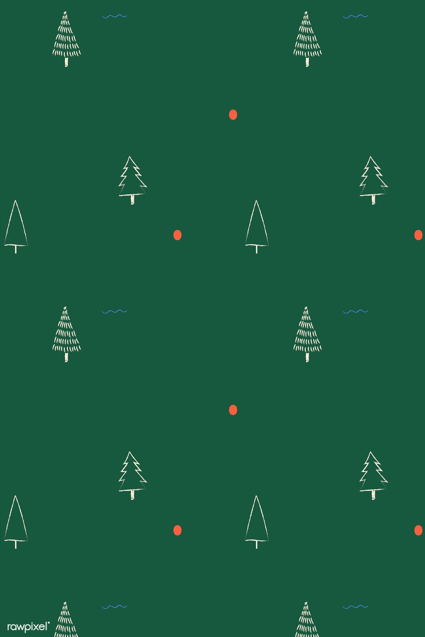 Tannenbäume, Muster, Dunkelgrün, Weihnachten, Minimalistisch, Full HD, iPhone-Hintergrundbild