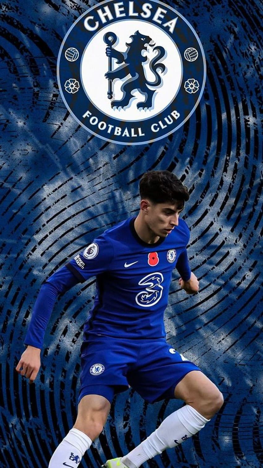 Chelsea FC, Fußballspieler, Wappen, Trikot, Hochformat, HD, Sperrbildschirm fürs iPhone