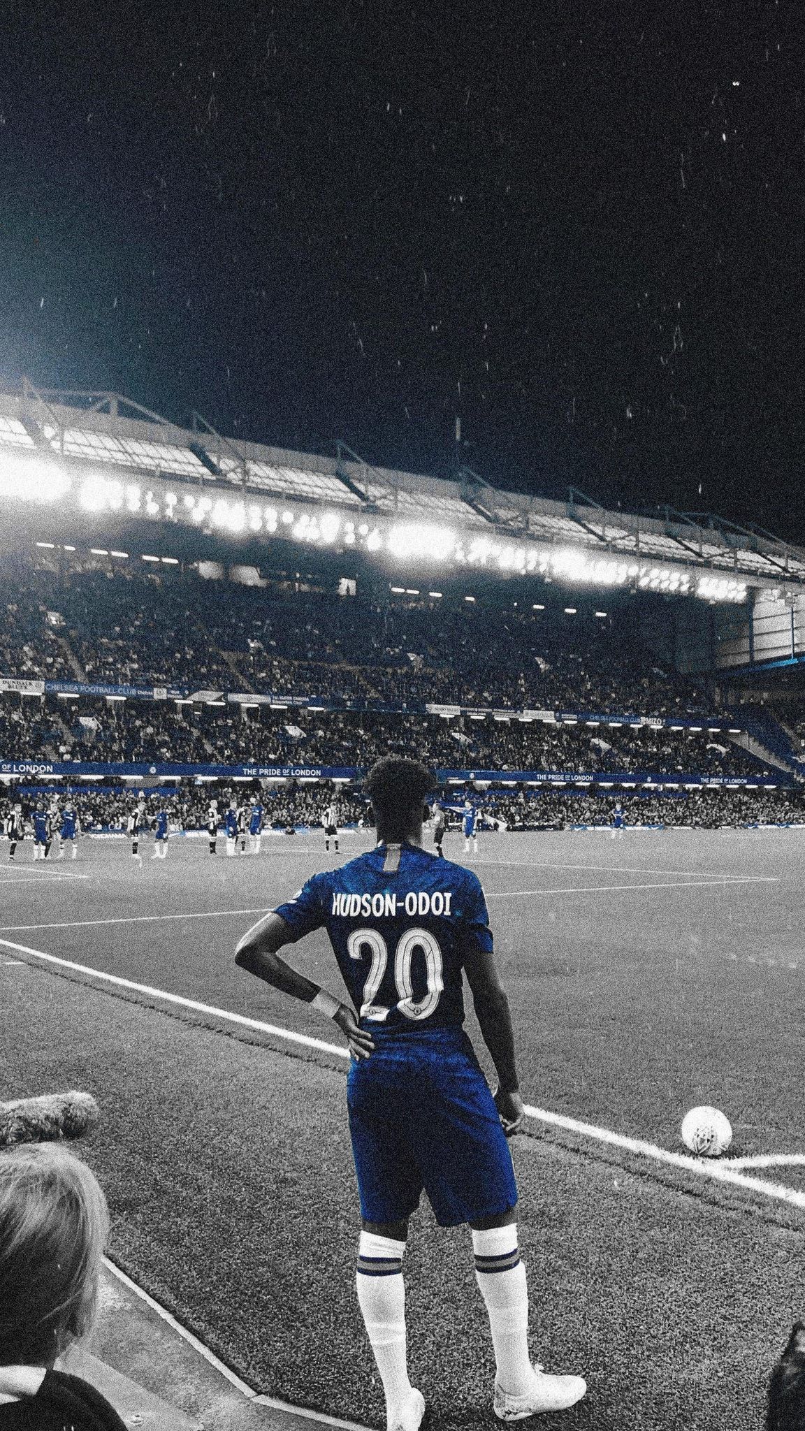 Chelsea FC, Fußballspieler, Stadion, Flutlicht, Rückennummer 20, Hintergrundbild fürs Handy