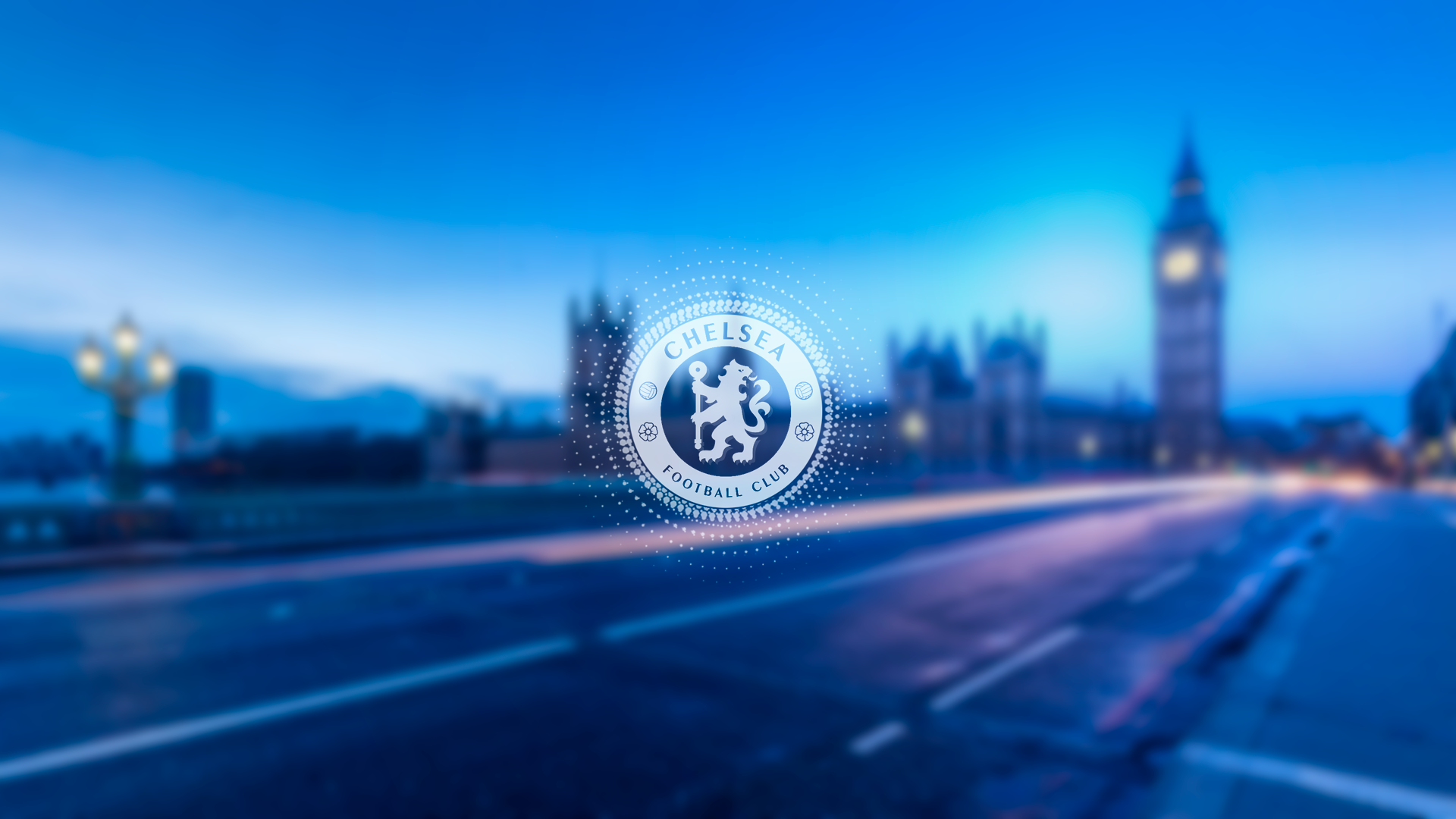 Chelsea FC, London, Big Ben, Westminster, Blaue Stunde, 1920x1080, Full-HD-Hintergrundbild für PC
