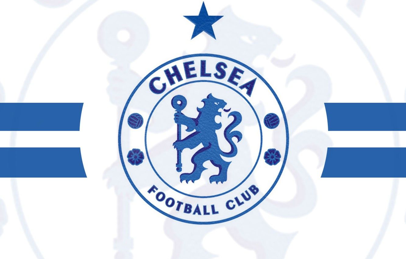 Chelsea FC, Wappen, Stern, Weißer Hintergrund, Blau-Weiß, HD Wallpaper