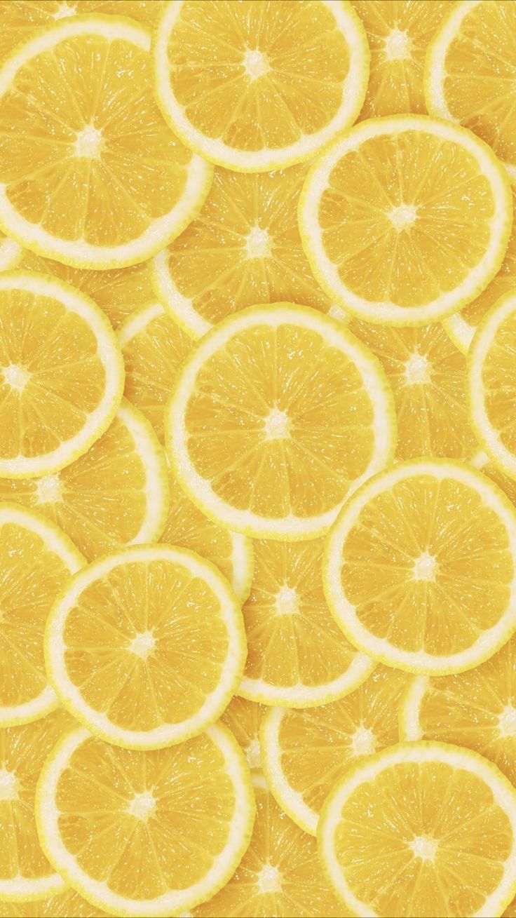 Zitronenscheiben, Zitrusfrüchte, Muster, Gelb, Frisch, HD, Hintergrundbild fürs Handy