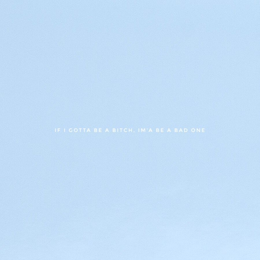 Zitat, Text, Hellblau, Minimalistisch, Pastell, Hintergrundbild für iPad und Tablet