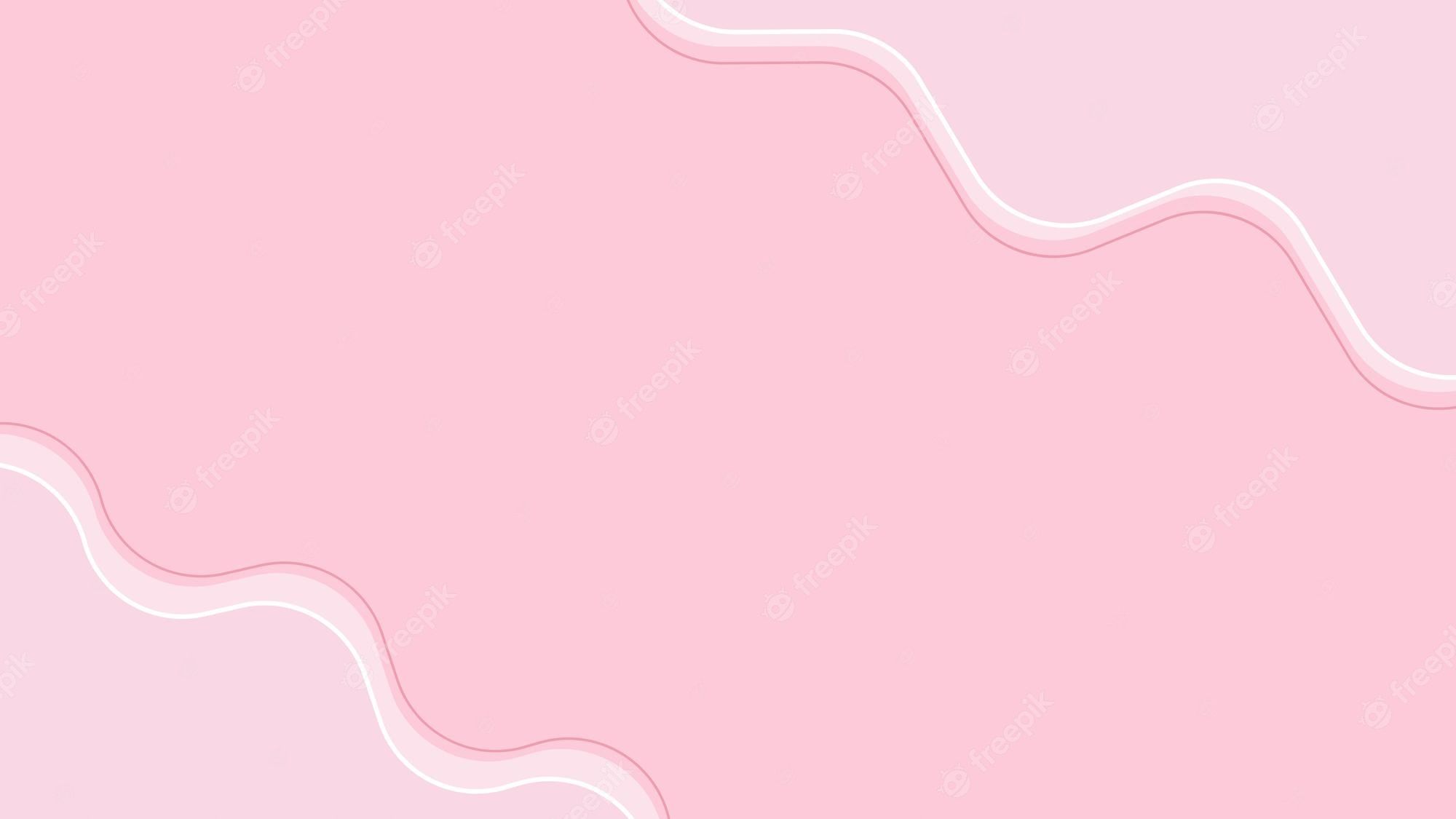 Wellen, Abstrakt, Pastellrosa, Minimalismus, 16:9, Full-HD-Hintergrundbild für den Desktop