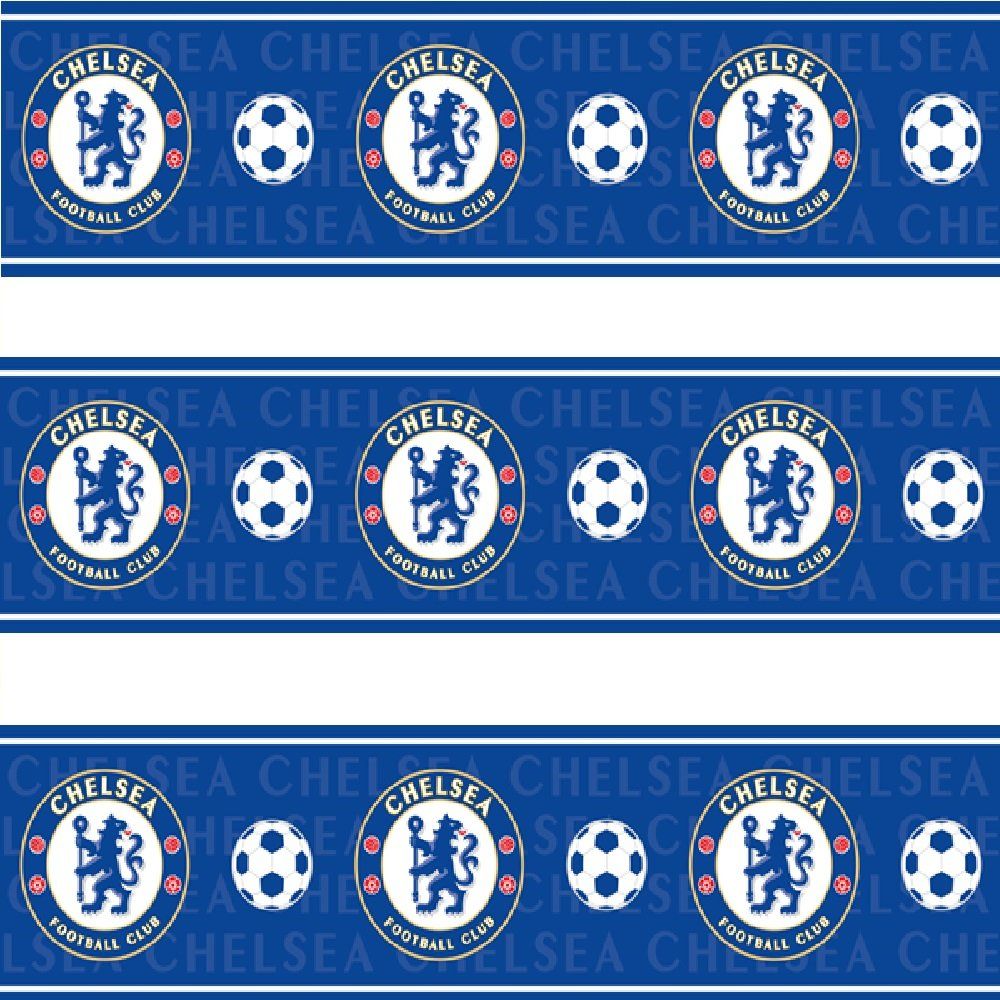 Chelsea FC, Wappen, Muster, Fußbälle, Blau-Weiß, Hintergrundbild für iPad und Tablet