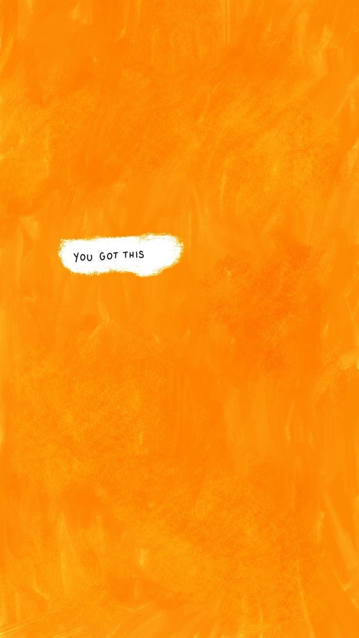 Textur, Orangefarbener Hintergrund, Typografie, Minimalistisch, Sperrbildschirm fürs iPhone