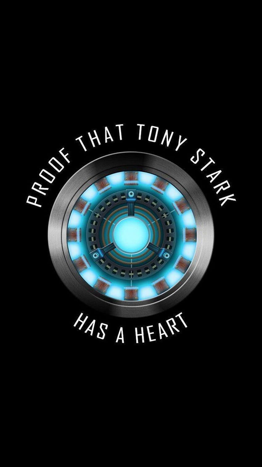 Arc Reactor, Tony Stark, Iron Man, Marvel, Schwarzer Hintergrund, Sperrbildschirm fürs iPhone