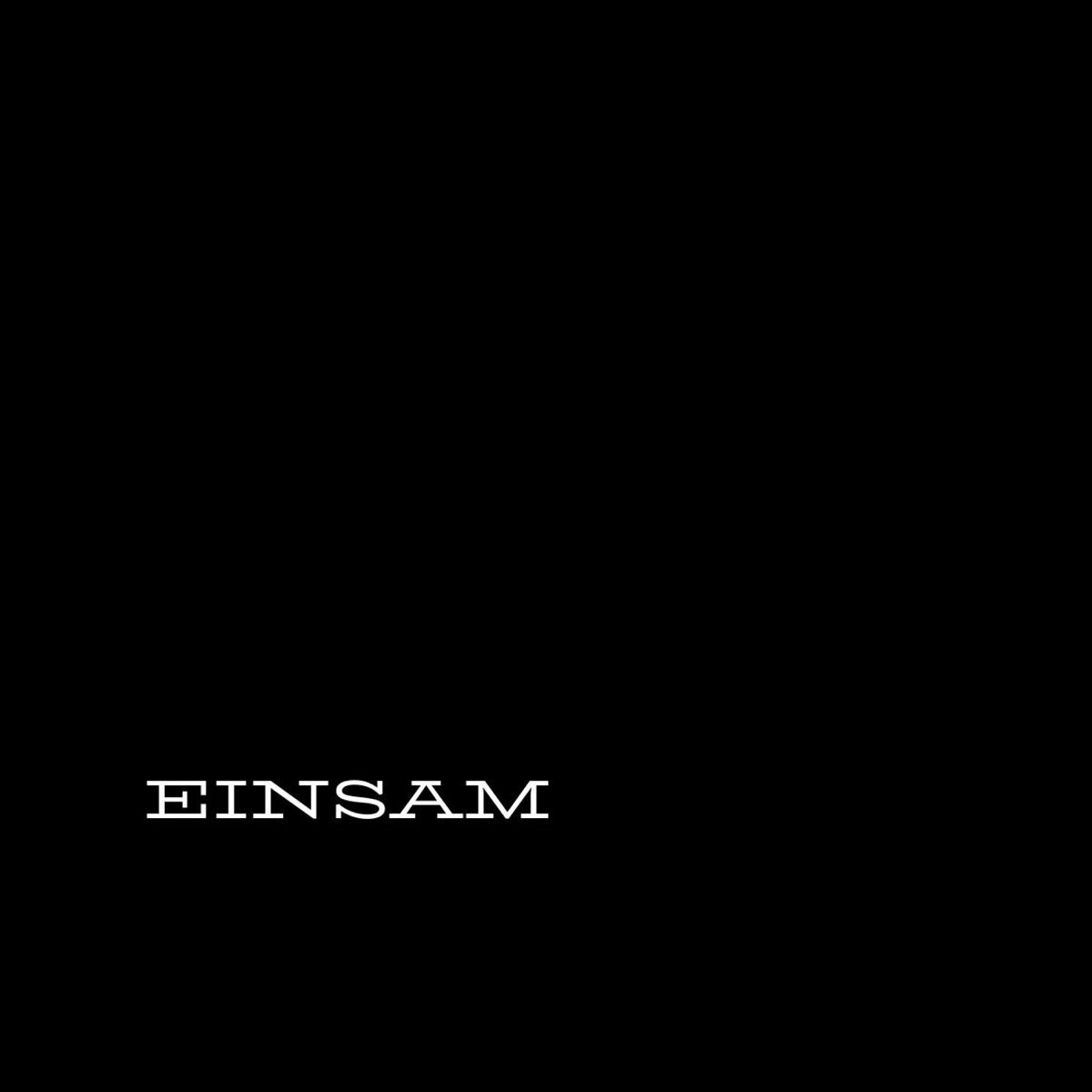 Einsam, Schriftzug, Schwarzer Hintergrund, Minimalistisch, Weiße Schrift, Wallpaper