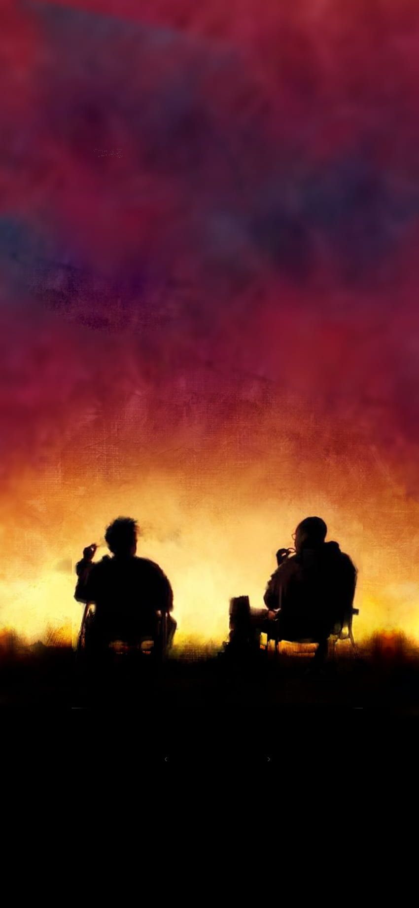 Walter White, Jesse Pinkman, Breaking Bad, Silhouette, Sonnenuntergang, HD, iPhone-Hintergrundbild