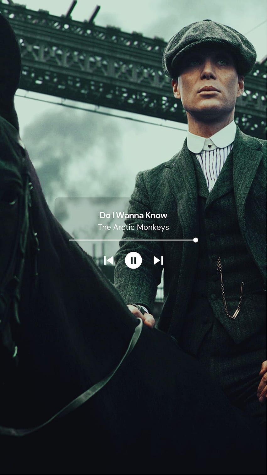 Thomas Shelby, Peaky Blinders, Pferd, Musikplayer, Grünstich, HD, Handy-Hintergrundbild