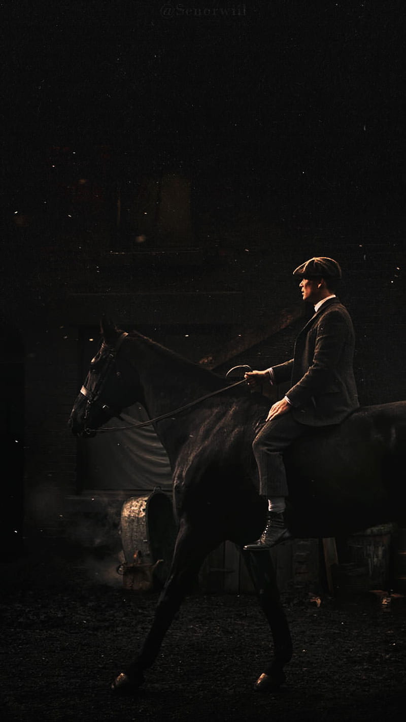 Thomas Shelby, Peaky Blinders, Pferd, Reiter, Nacht, HD, Sperrbildschirm fürs iPhone