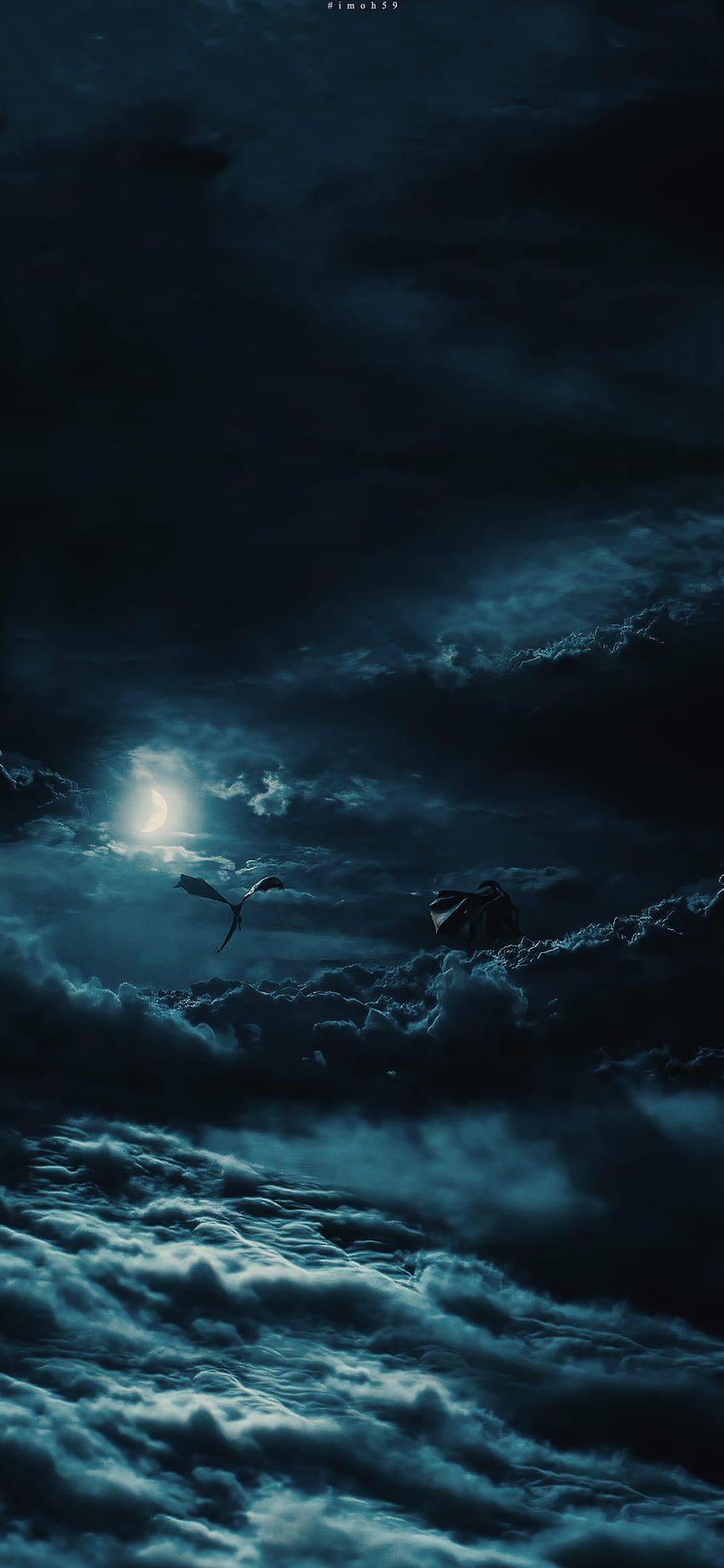 Game of Thrones, Sturm, Meer, Dunkle Wolken, Nacht, HD, Sperrbildschirm fürs iPhone