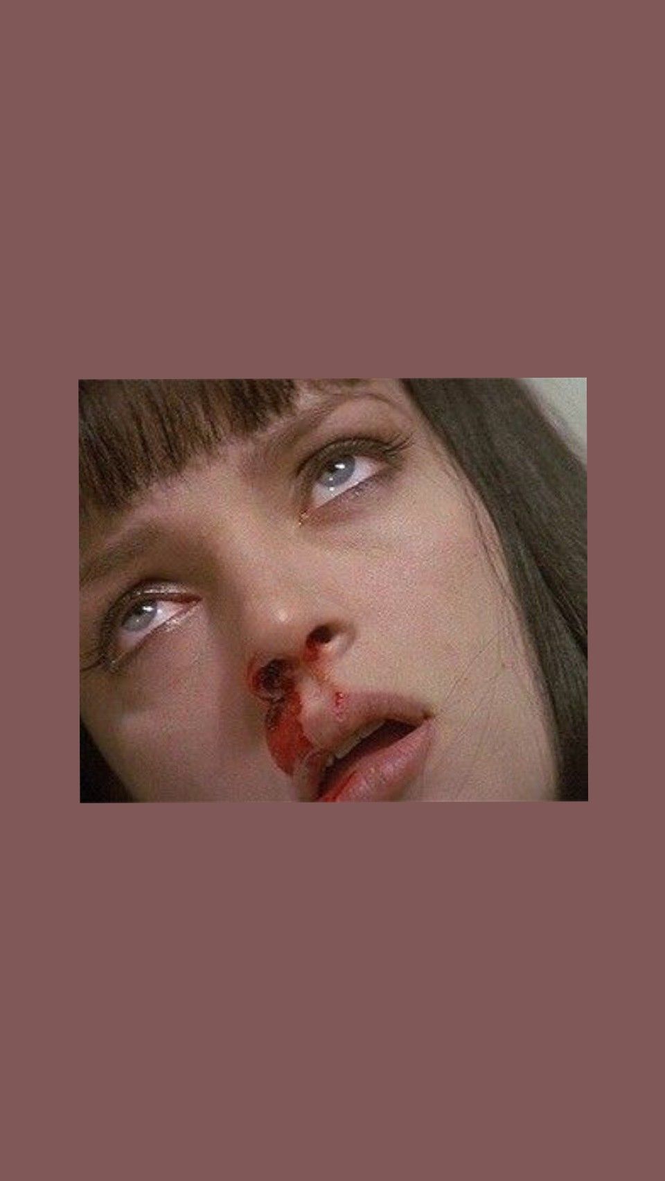 Mia Wallace, Uma Thurman, Pulp Fiction, Überdosis-Szene, Nahaufnahme, HD, Handy-Hintergrund