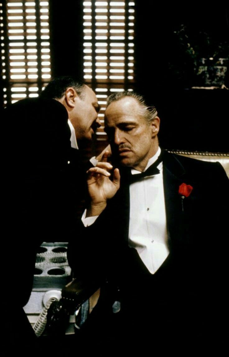 Vito Corleone, Der Pate, Jalousien, Arbeitszimmer, Filmszene, Android-Hintergrundbild