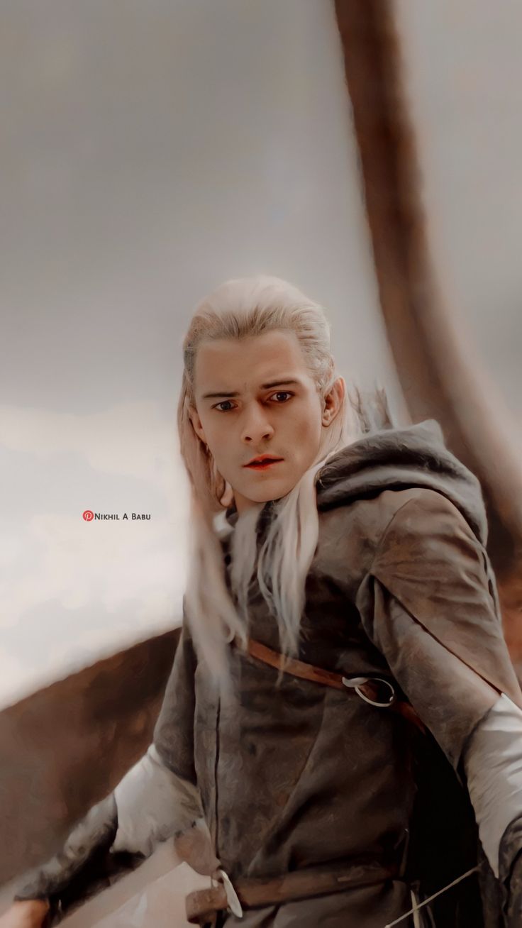 Legolas, Orlando Bloom, Der Herr der Ringe, Bogen, Pfeil, Android-Hintergrundbild