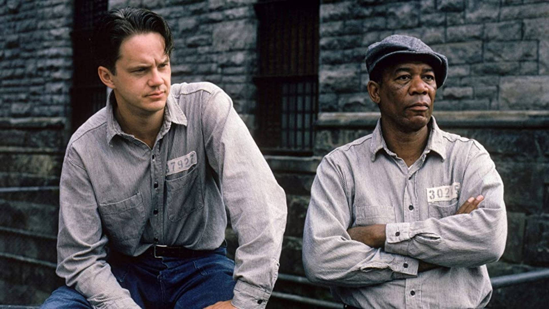Andy Dufresne, Red, Tim Robbins, Morgan Freeman, Die Verurteilten, Full HD, Breitbild-Hintergrundbild
