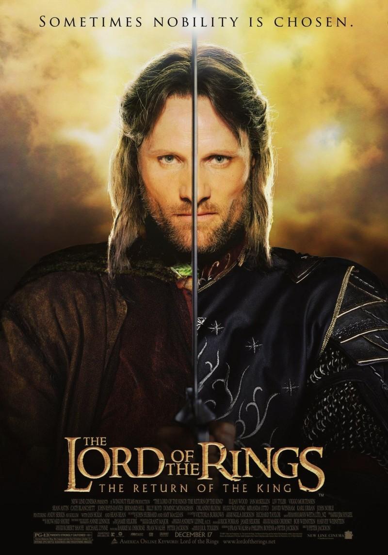 Aragorn, Viggo Mortensen, Der Herr der Ringe: Die Rückkehr des Königs, Filmplakat, Porträt, HD-Tablet-Hintergrundbild