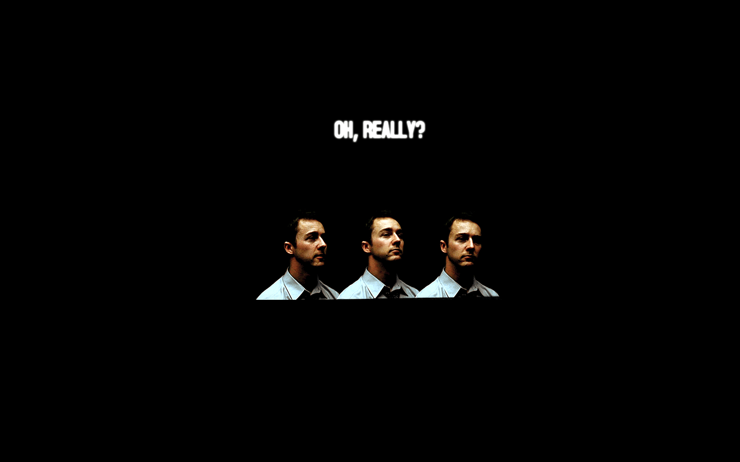 Fight Club, Brad Pitt, Edward Norton, Meme, Schwarzer Hintergrund, HD Wallpaper