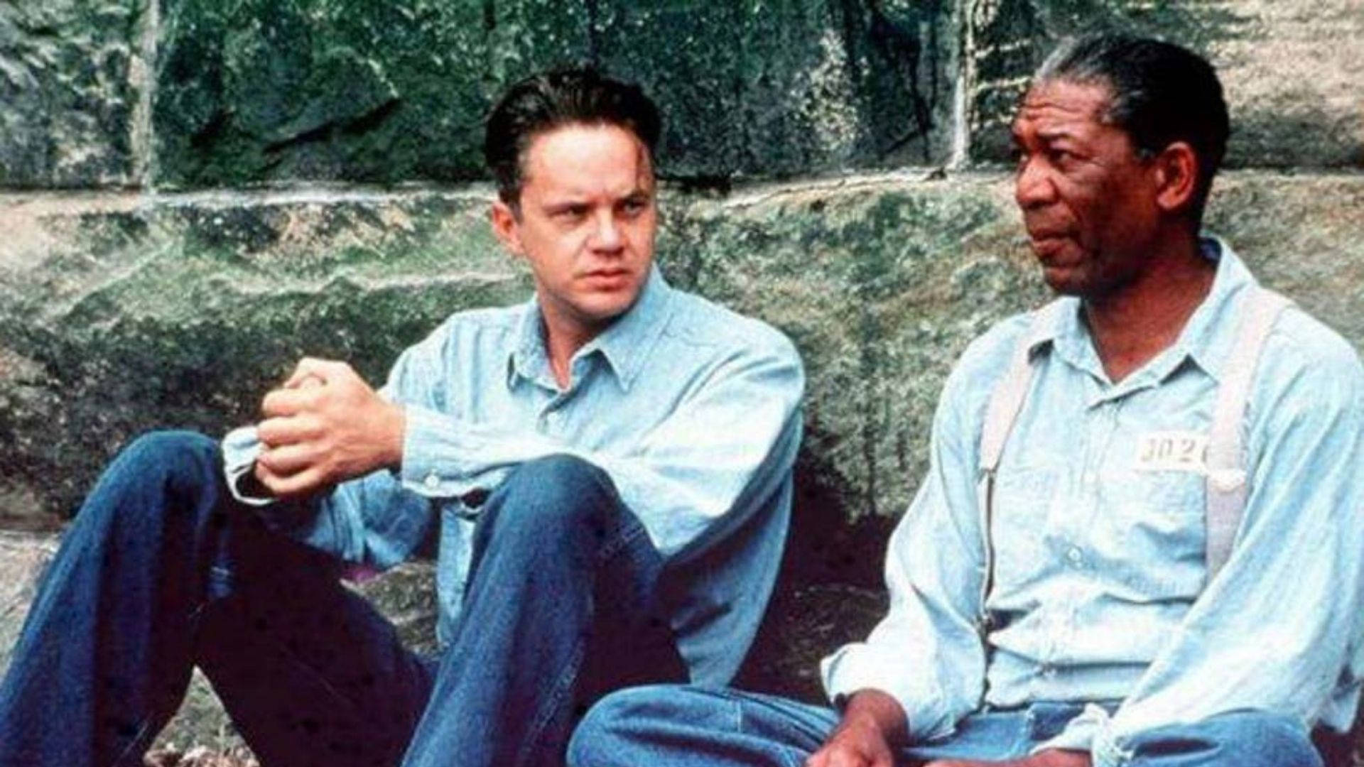 Andy Dufresne, Red, Tim Robbins, Morgan Freeman, Die Verurteilten, Felsen, Full HD, PC-Hintergrundbild