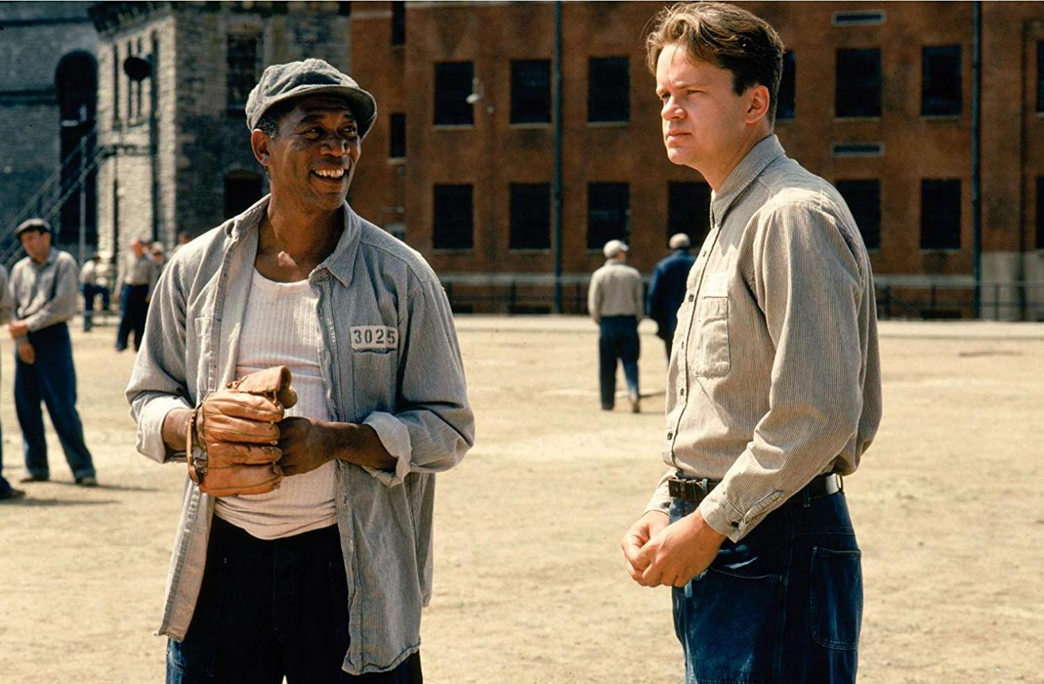 Red, Andy Dufresne, Die Verurteilten, Gefängnishof, Baseballhandschuh, HD, Windows-Hintergrundbild