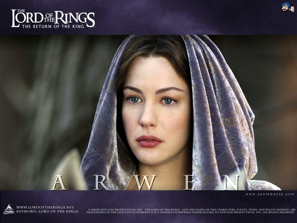 Arwen, Liv Tyler, Der Herr der Ringe: Die Rückkehr des Königs, Schleier, Porträt, Tablet-Hintergrund