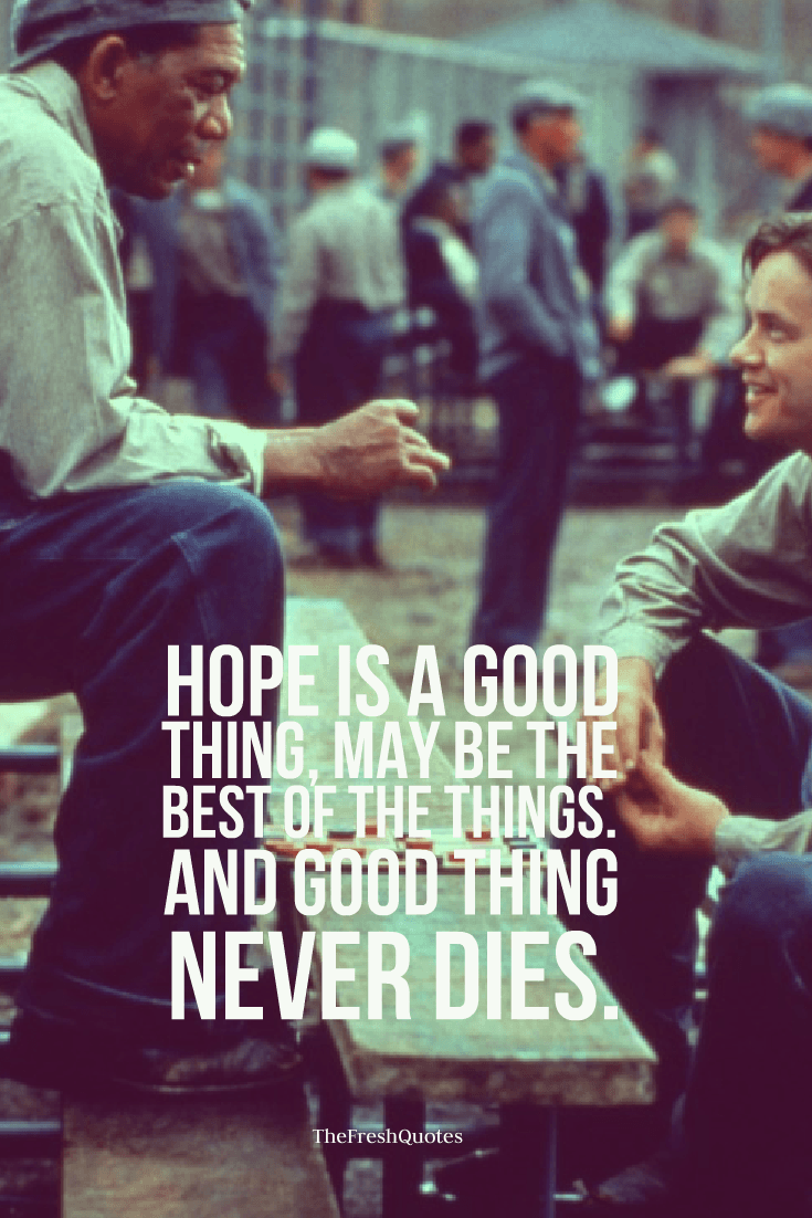 Die Verurteilten, Hope is a good thing, Zitat, Red, Andy Dufresne, HD, Tablet-Hintergrund