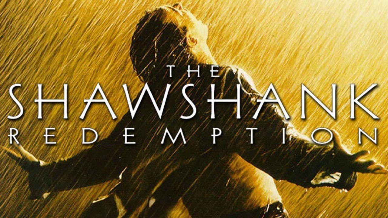 The Shawshank Redemption, Die Verurteilten, Andy Dufresne, Regen, Logo, Gold, HD-Desktop-Hintergrund