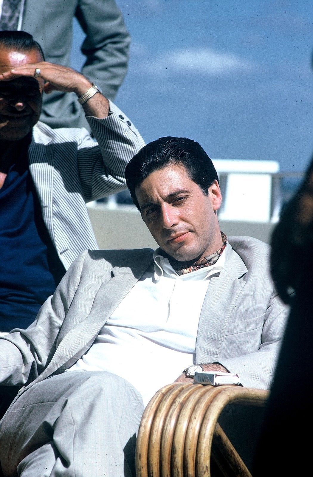 Michael Corleone, Al Pacino, Der Pate – Teil II, Liegestuhl, Sommer, HD, Handy-Hintergrundbild