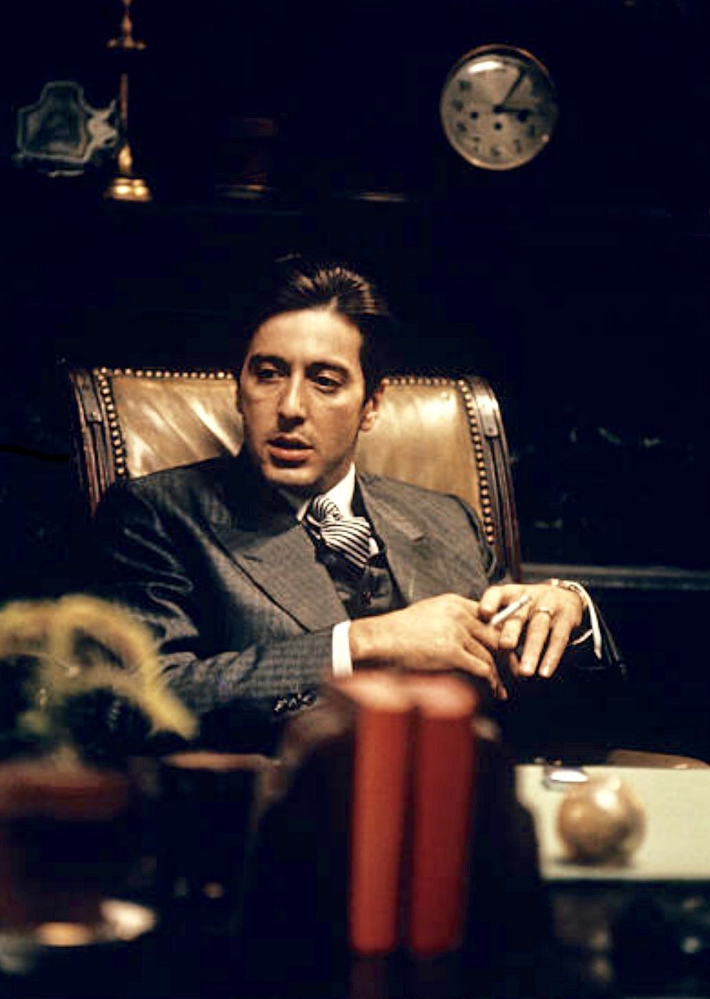 Michael Corleone, Al Pacino, Der Pate, Sessel, Büro, HD, Hintergrundbild fürs Tablet