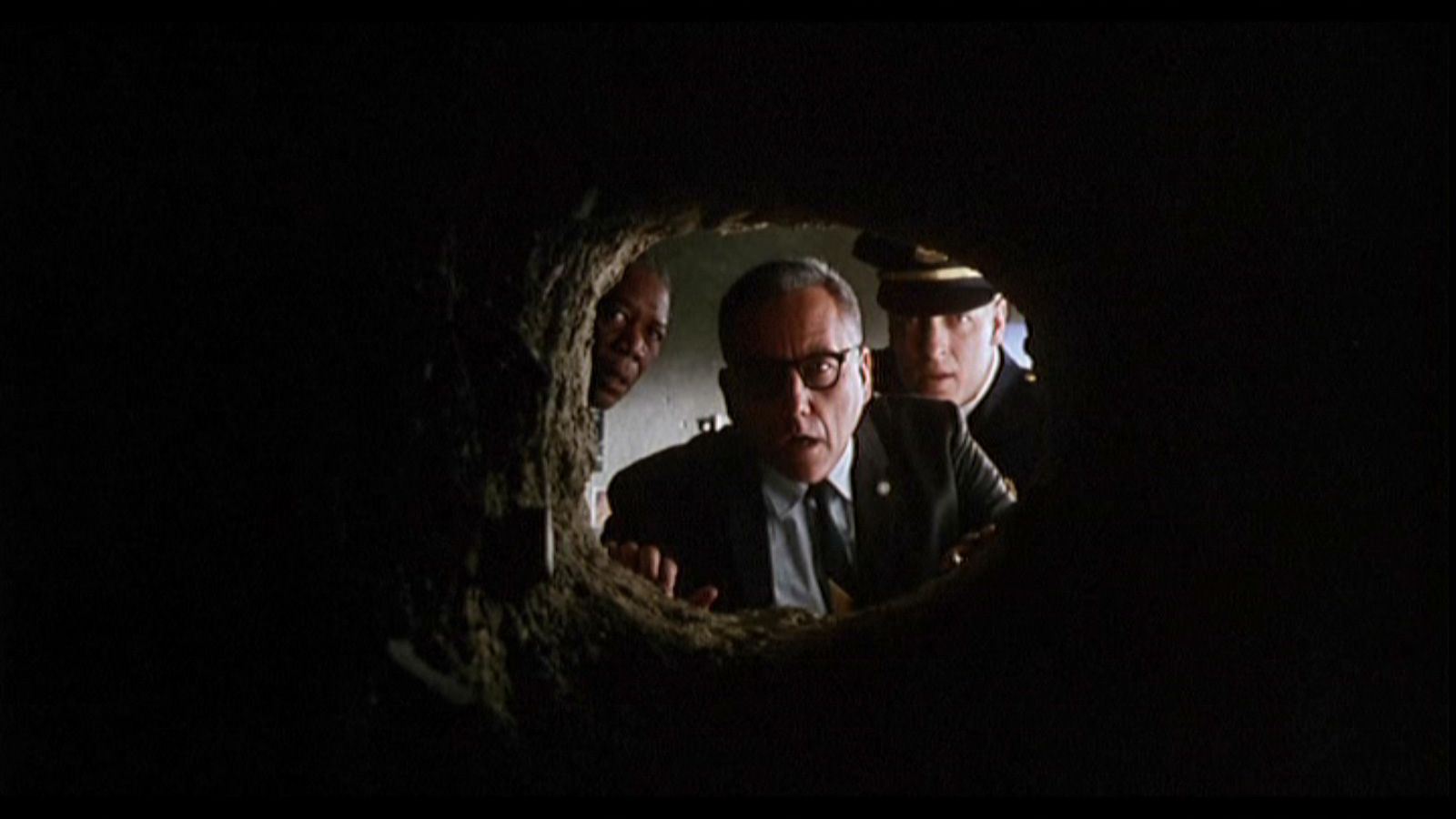Samuel Norton, Bob Gunton, Die Verurteilten, Tunnel, Loch in der Wand, HD, Breitbild-Hintergrundbild