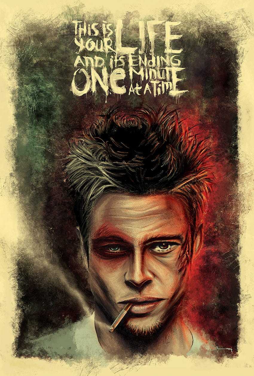 Fight Club, Tyler Durden, Zitat, Zigarette, Grunge, HD, Hintergrundbild fürs Tablet