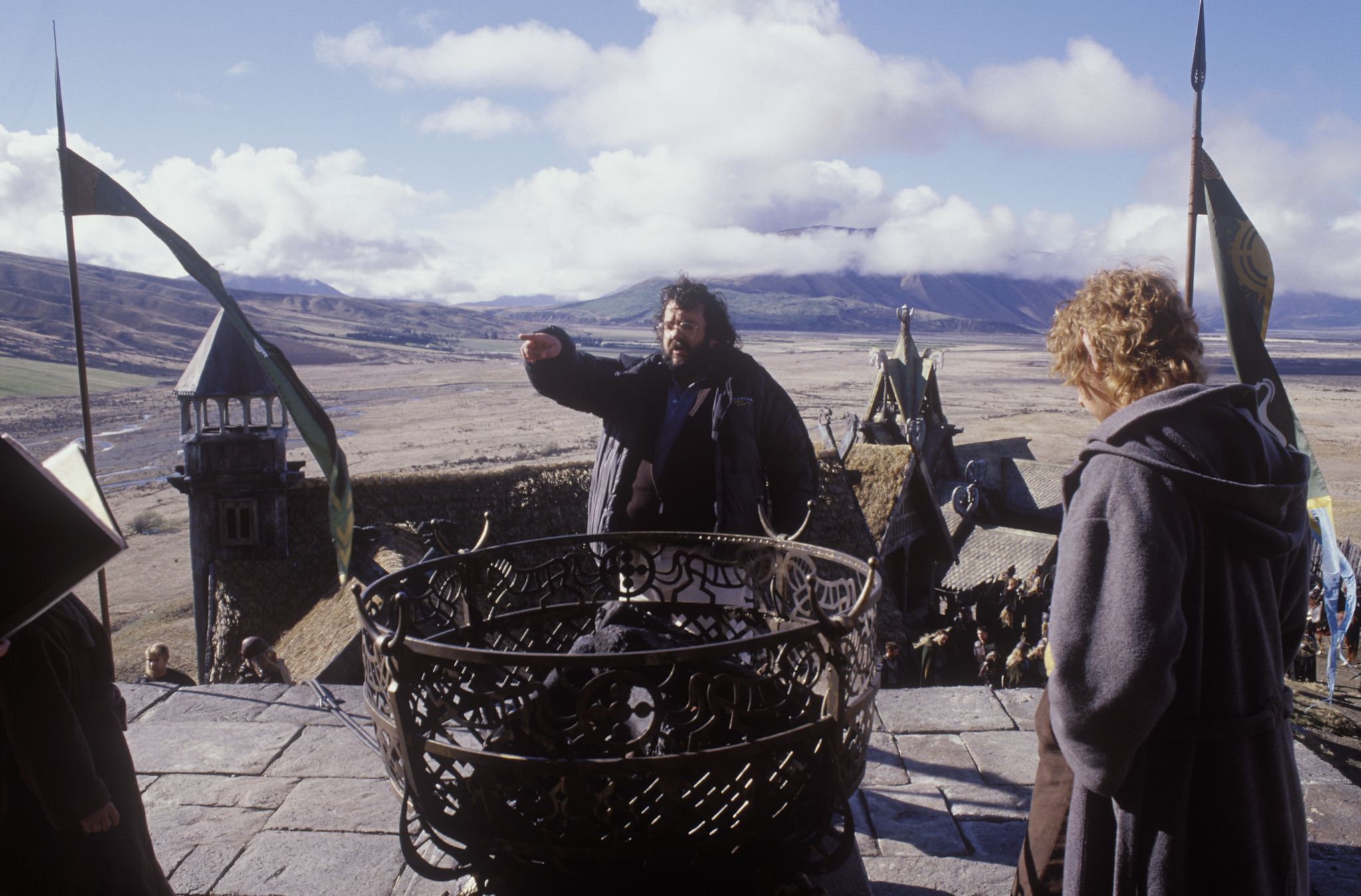Der Herr der Ringe, Filmszene, Rüstung, Speere, Himmel, Full HD, Desktop-Hintergrund für Windows