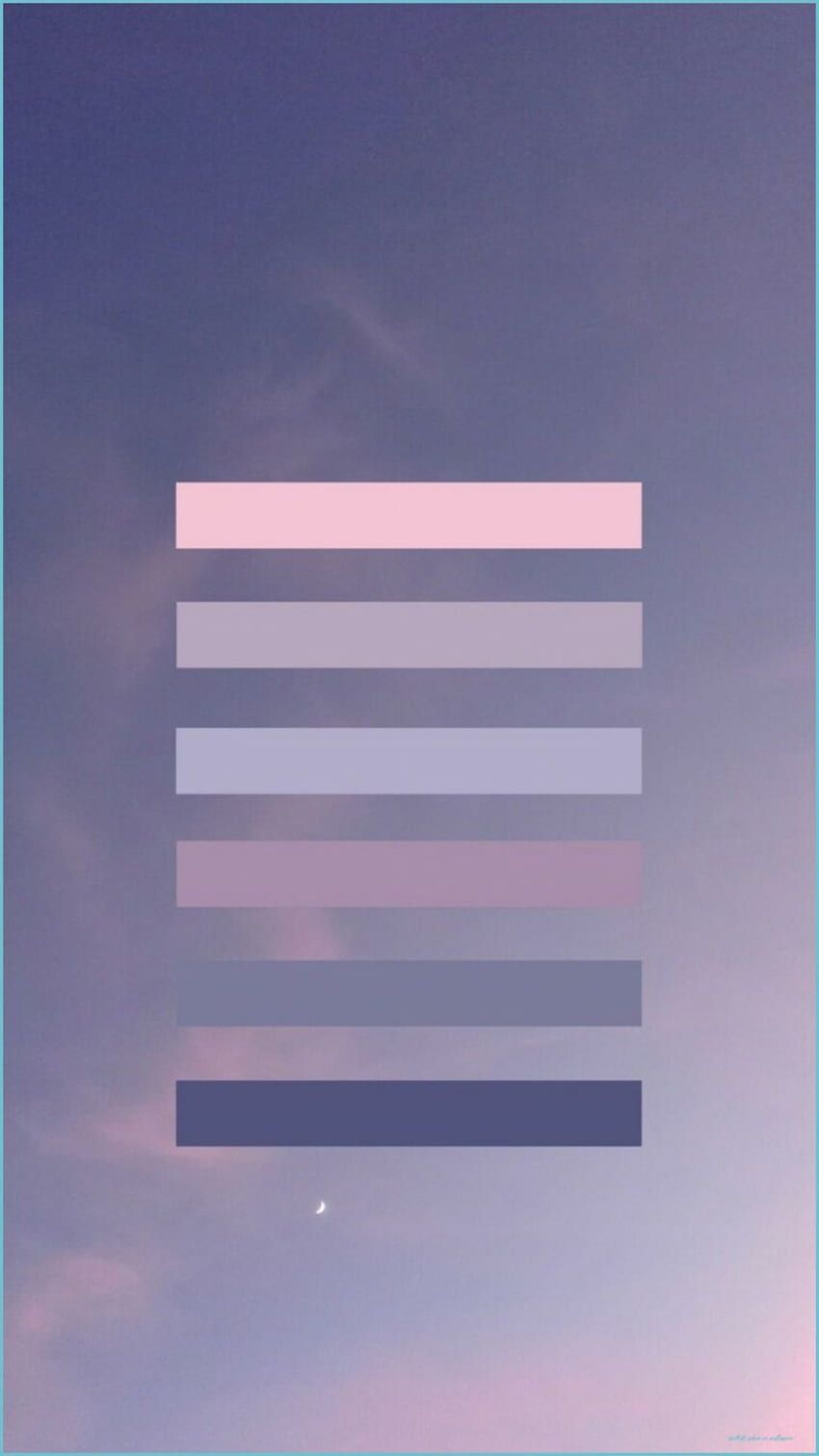 Farbpalette, Abendhimmel, Lila, Rosa, Minimalismus, iPhone 18 Pro, Handy-Hintergrund