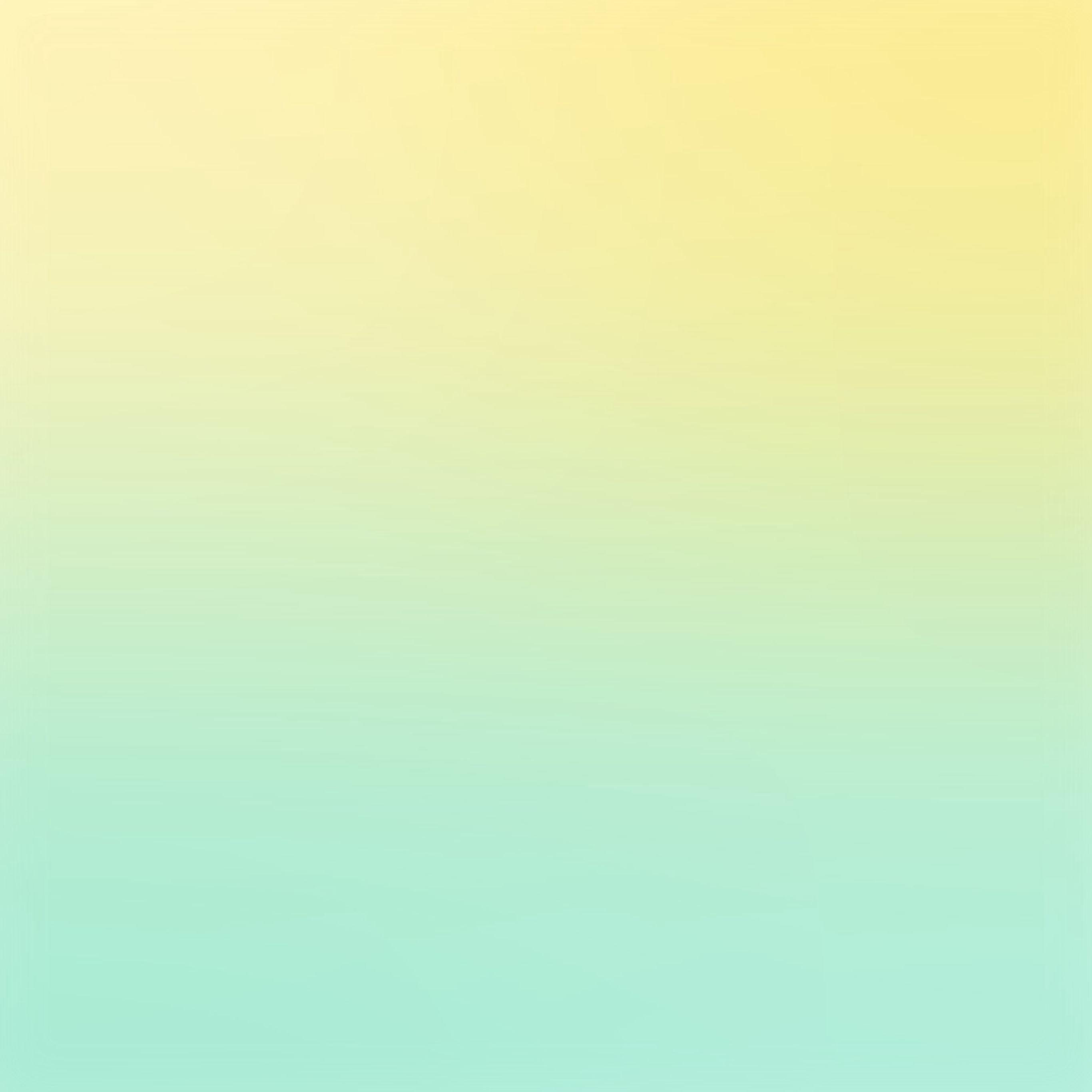 Farbverlauf, Gelb, Mintgrün, Pastell, iPad-Pro-Hintergrundbild