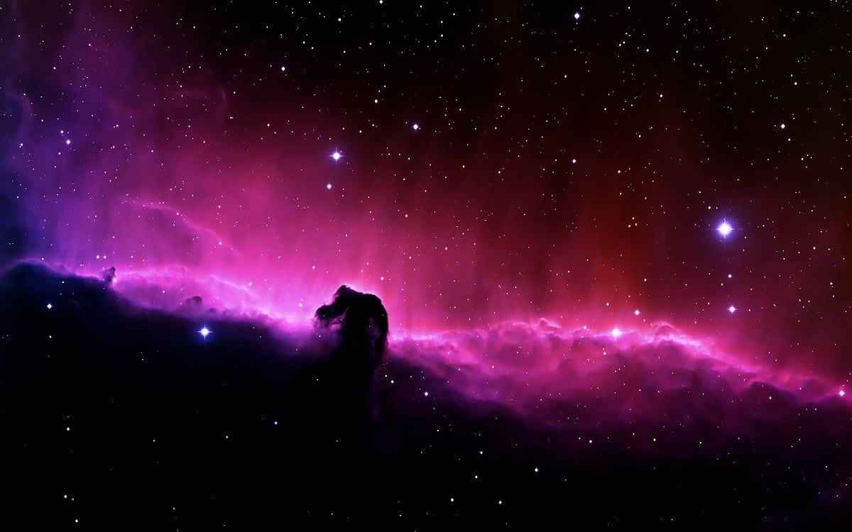 Pferdekopfnebel, Orion, Nebel, Weltraum, Sterne, Magenta, Hintergrund