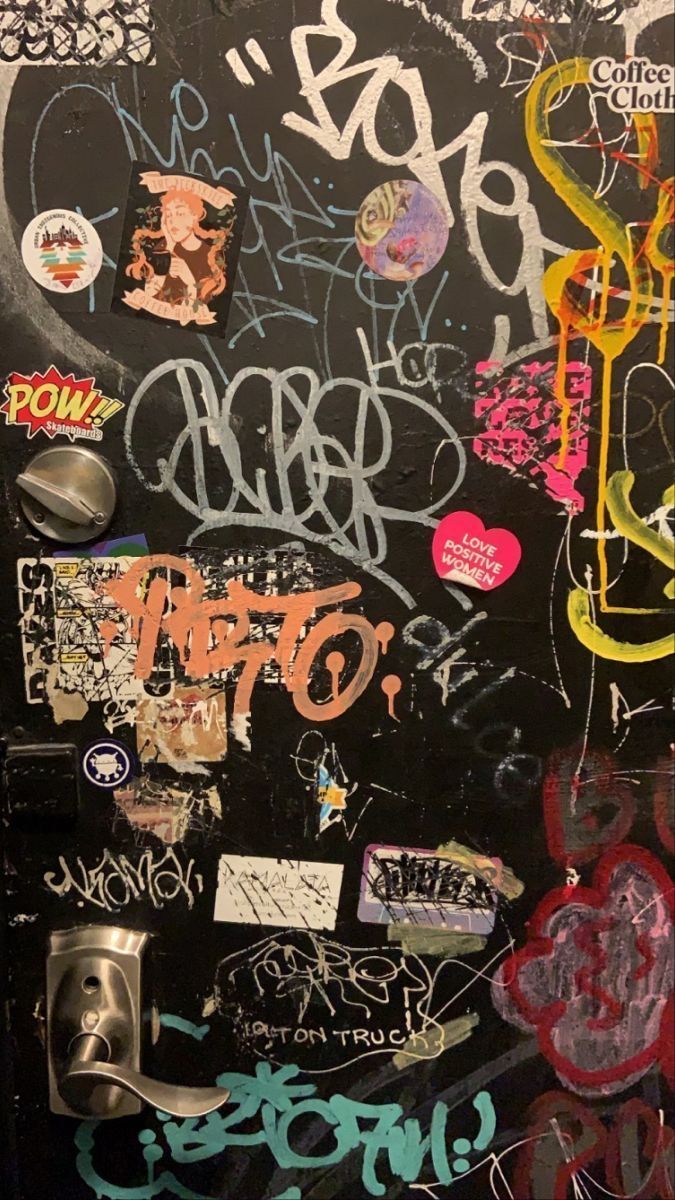 Sticker, Tags, Schwarze Wand, Aufkleber-Collage, Schriftzüge, Android-Hintergrundbild