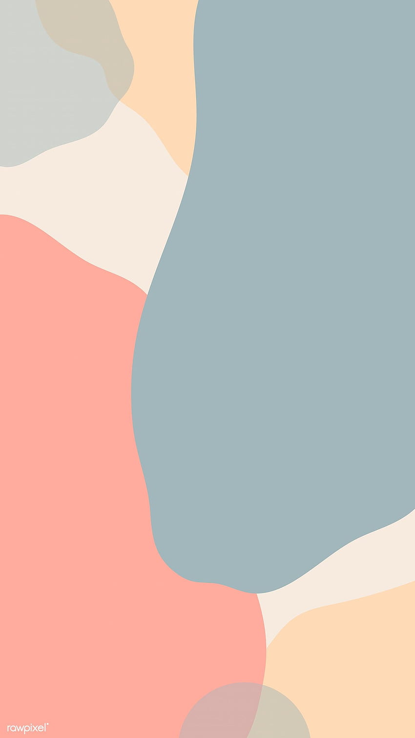 Farbflächen, Graublau, Lachsrosa, Pastellfarben, Minimalismus, Sperrbildschirm fürs iPhone