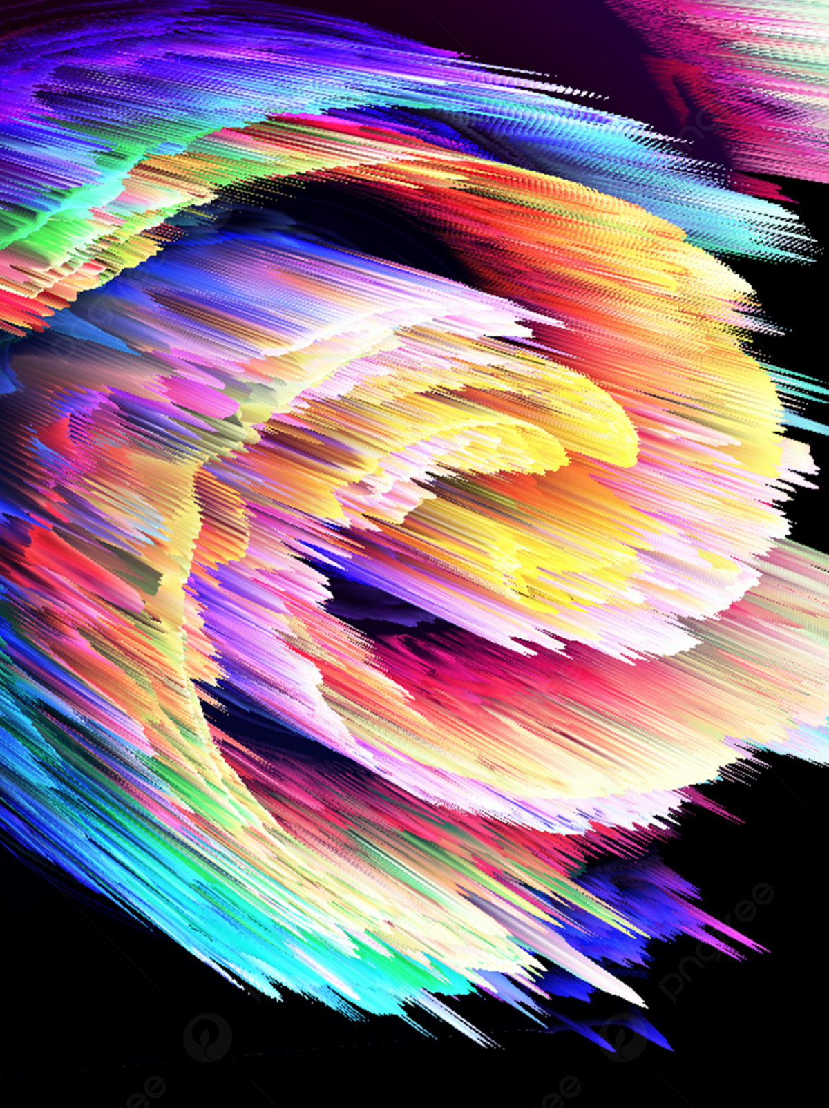Wirbel, Pinselstriche, Pastellfarben, 3D-Kunst, Spirale, Full HD, Tablet-Hintergrund