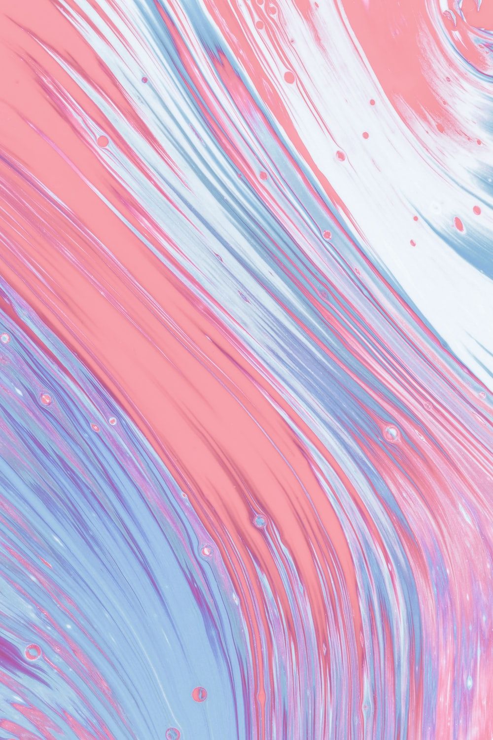Farbstriche, Rosa, Blau, Ölfarbe, Textur, HD, Sperrbildschirm fürs iPhone