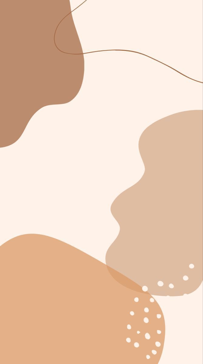 Organische Formen, Beige, Erdtöne, Punkte, Minimalismus, Hintergrundbild fürs Handy