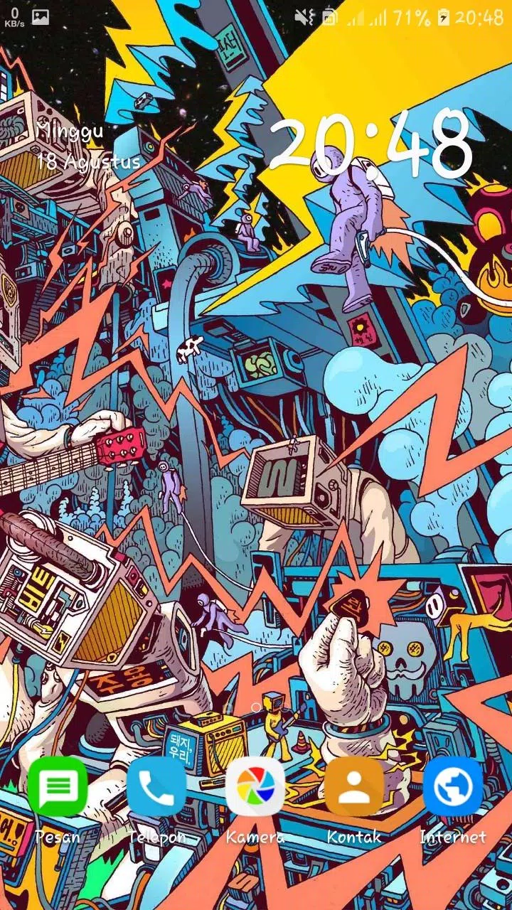 Abstrakt, Bunt, Formen, Comic-Stil, Sperrbildschirm, HD, Hintergrundbild fürs Handy