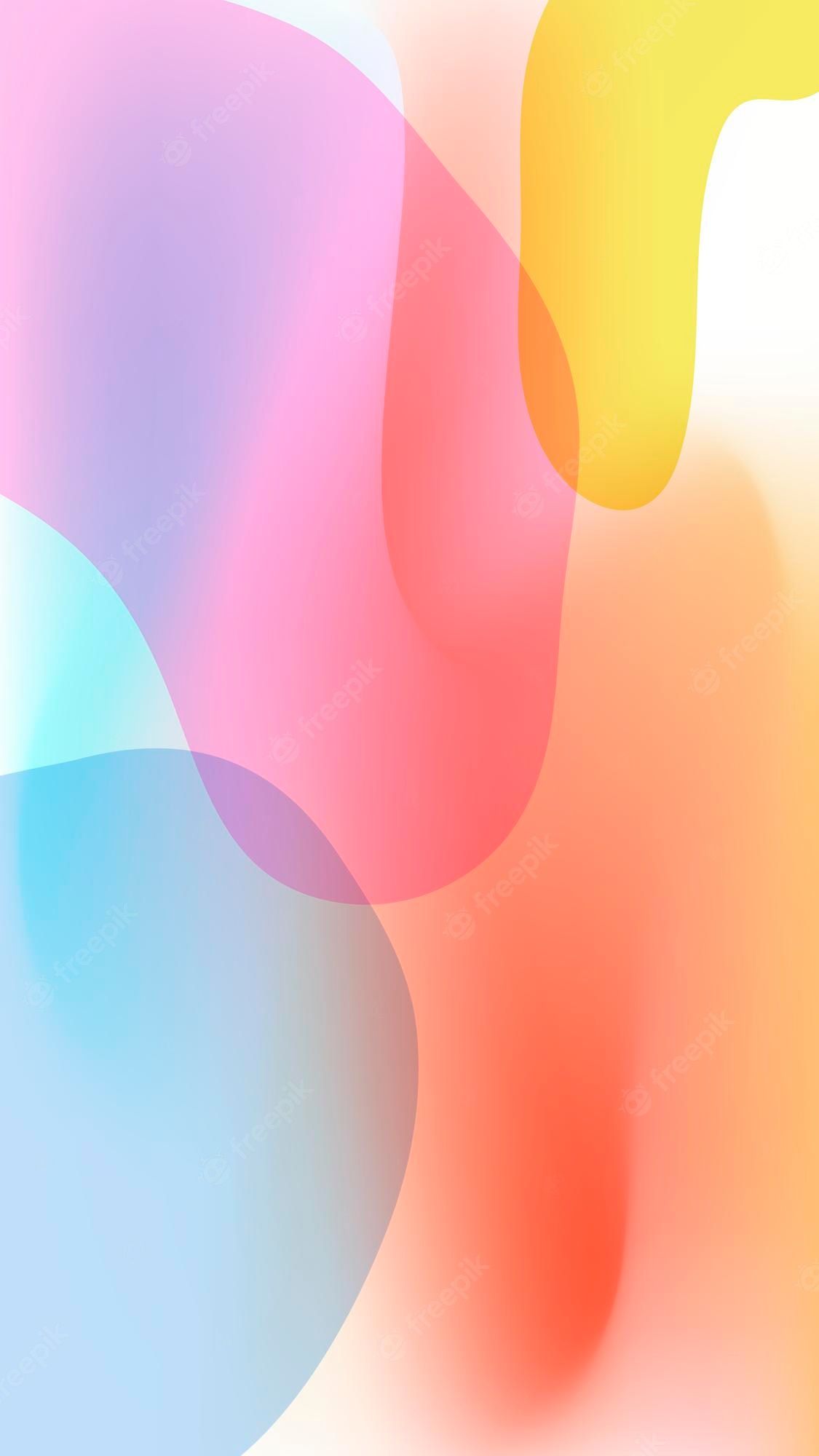 Farbverlauf, Unscharf, Bunt, Pastellfarben, Hintergrundbild für iPhone und Android