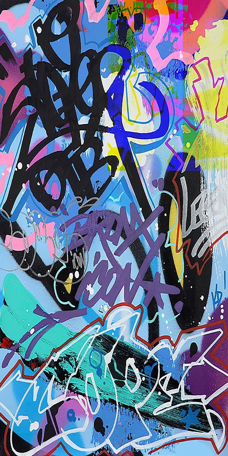 Tags, Lila, Blau, Schwarze Schrift, Bunt, Hintergrundbild für iPhone und Android