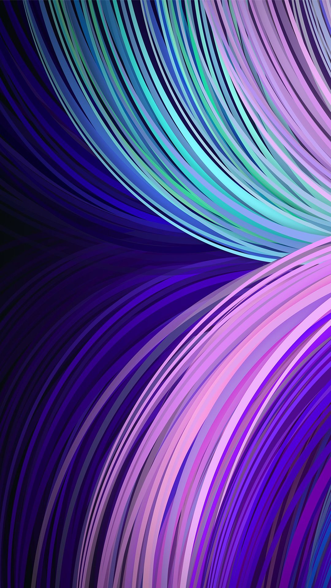 Lichtlinien, Lila, Blau, Kurven, Abstrakt, Full HD, Sperrbildschirm fürs iPhone
