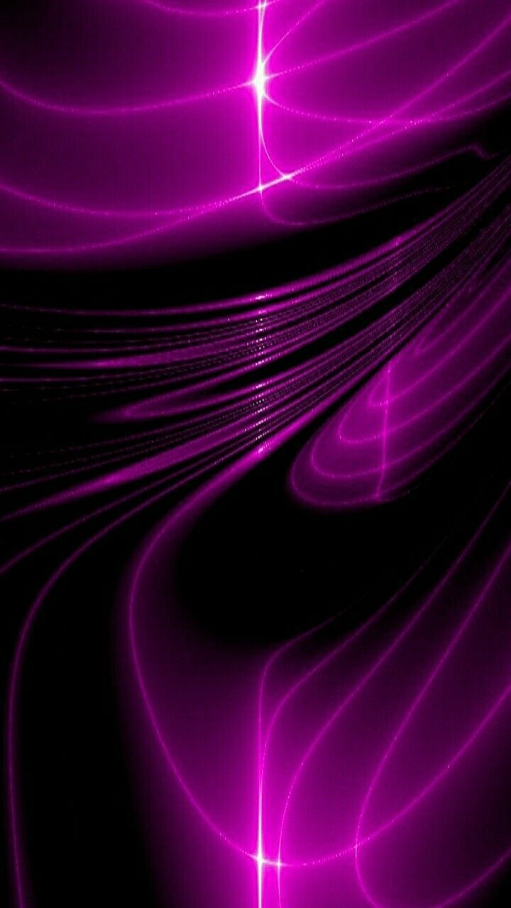 Lichtstrahlen, Magenta, Lila, Leuchtend, Schwarzer Hintergrund, Sperrbildschirm fürs iPhone