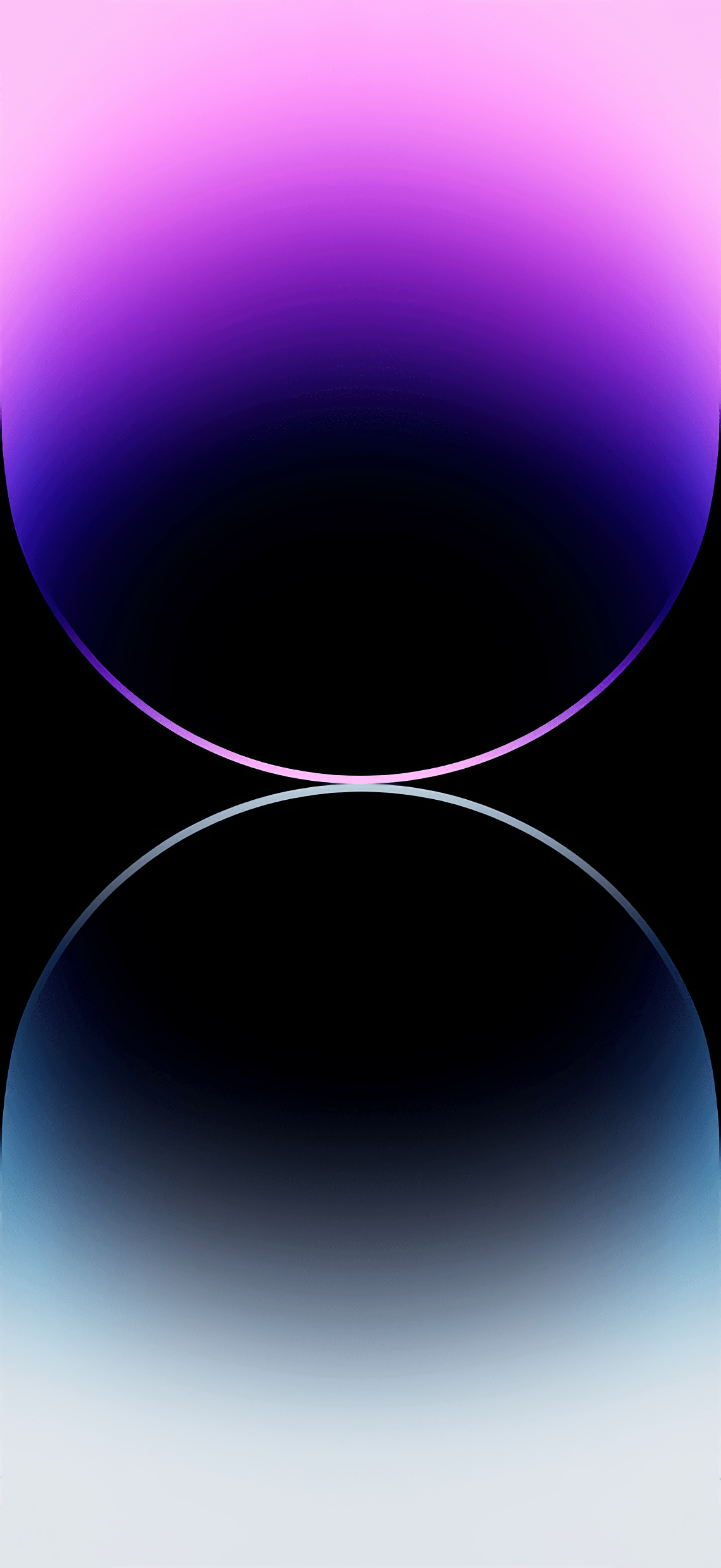 Farbverlauf, Kreise, Lila, Minimalistisch, Abstrakt, Full HD, Hintergrundbild fürs Handy