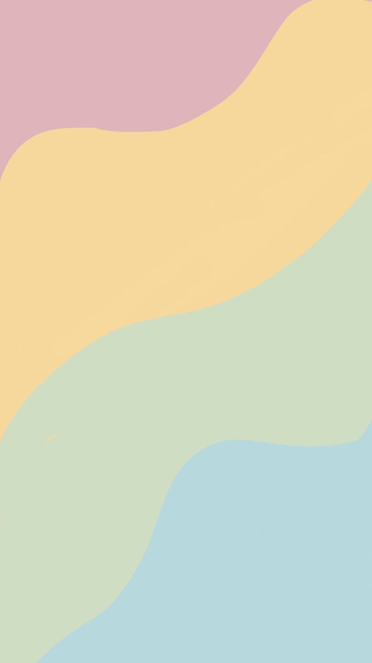 Wellen, Abstrakt, Gelb Grün Blau, Minimalistisch, HD, Hintergrundbild fürs Handy