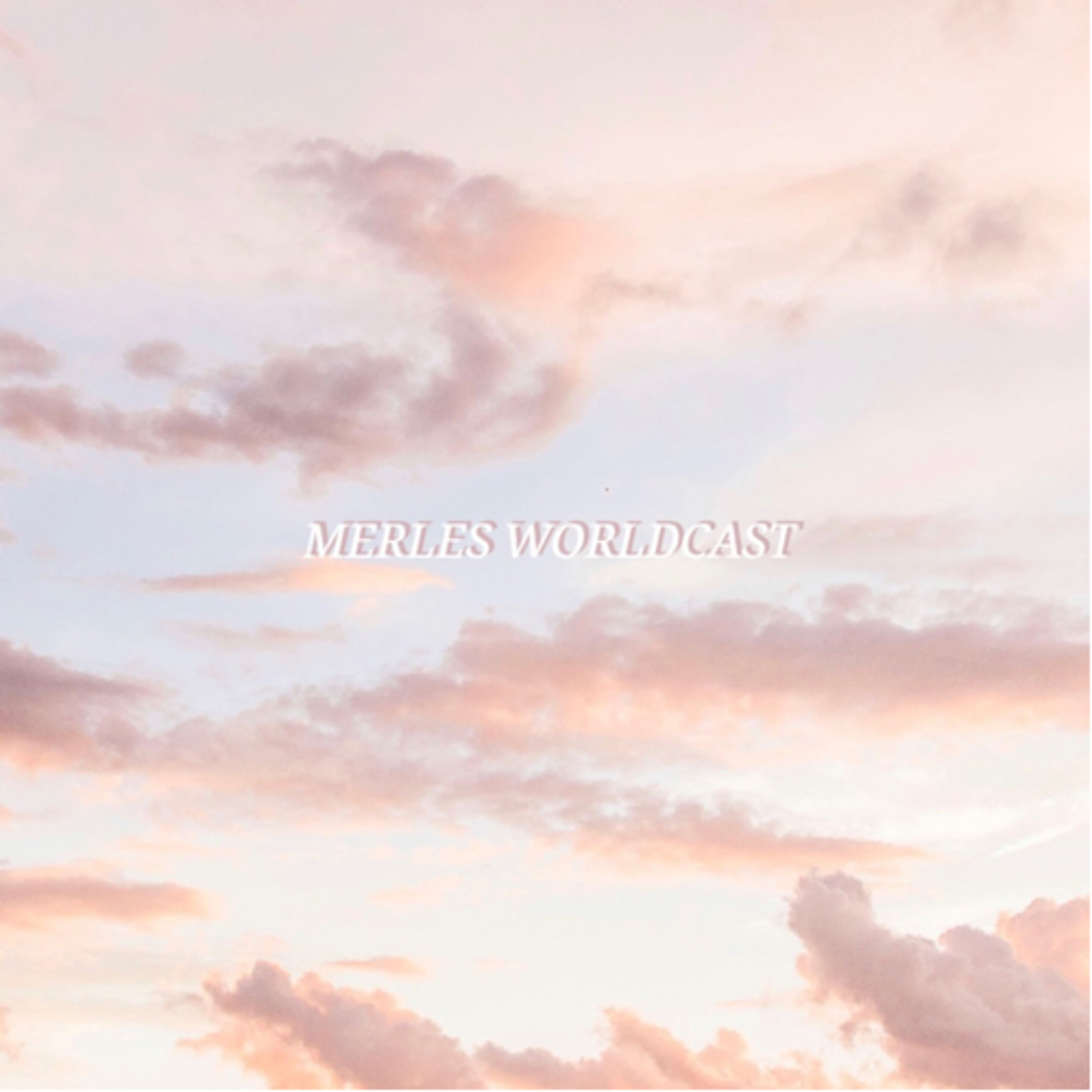 Rosa Wolken, Schriftzug, Himmel, Pastell, 2K, iPad-Hintergrundbild